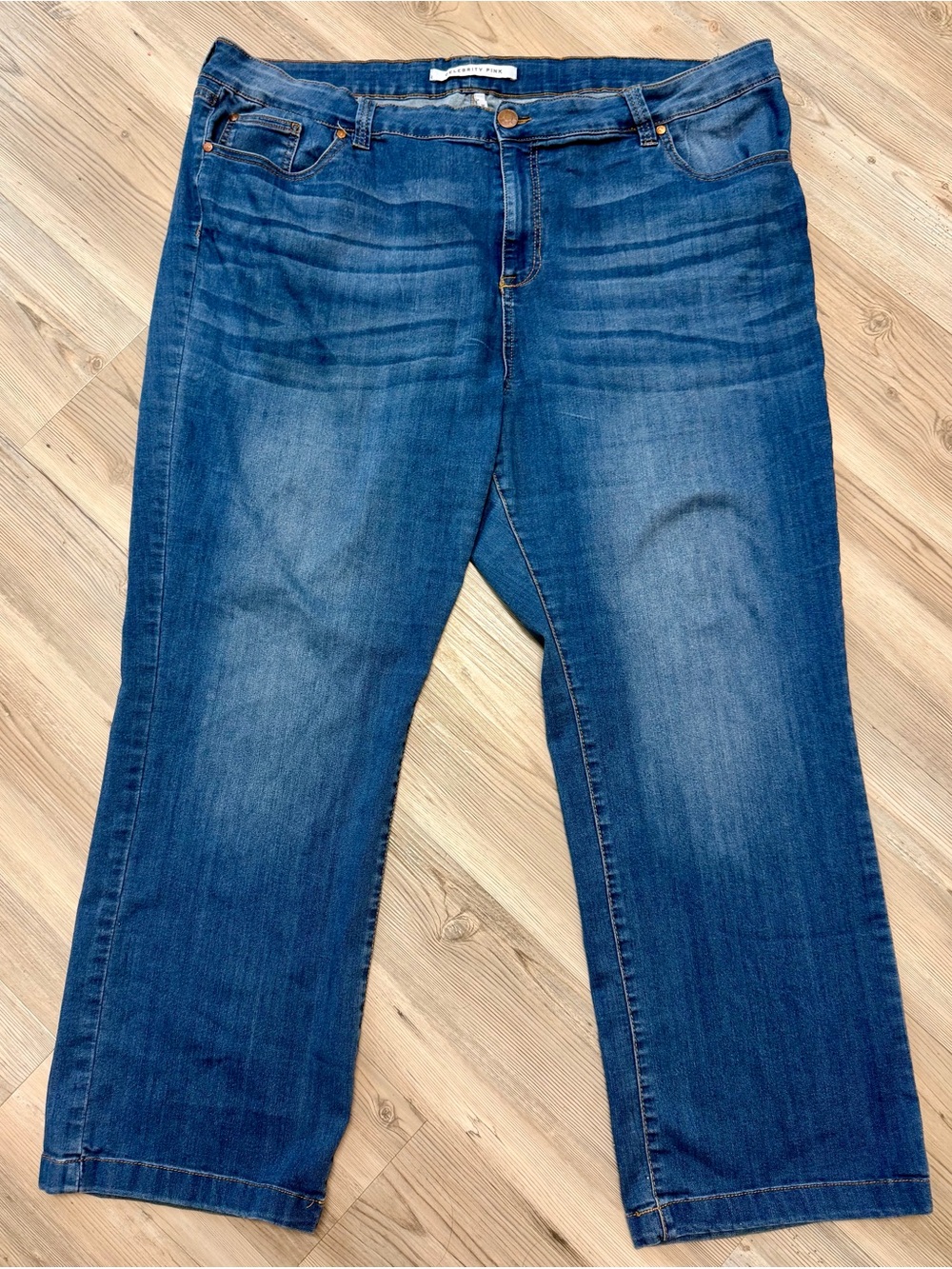 Celebrity Pink Dark Blue Bootcut Jeans